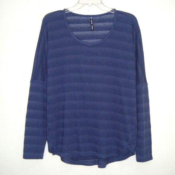 Kuhl Womens Sylvie Striped Lightweight Baselayer Sweater Linen Blend Size L - Picture 1 of 10